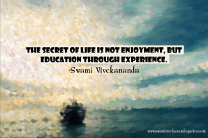 Swami Vivekananda quotes on education through experience