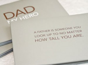 Dad My Hero quote