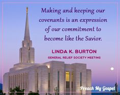 Covenant keeping STRENGTHENS, EMPOWERS, and PROTECTS... As we keep our ...