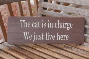 Pet Sign, Kitchen Wall Art, Rustic, Wall Sign, Funny Quote, Home Quote ...
