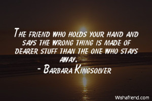 beach-The friend who holds your hand and says the wrong thing is made ...