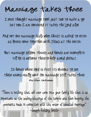 LDS Temple Marriage Quotes