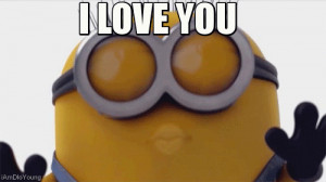 Minion I Miss You Quotes Minion i love you quotes