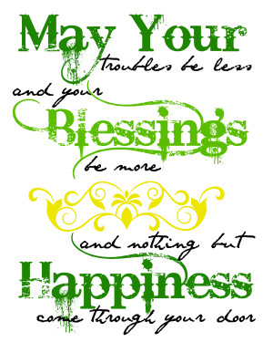 Irish Quotes About Love Irish blessing quote