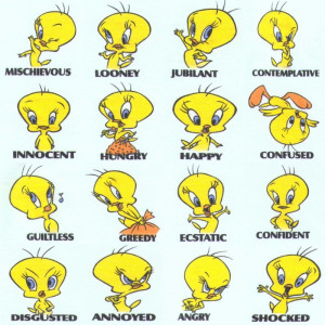 The Tweety picture gallery: all 720 tweety pictures, full size.
