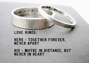 Quote Idea - Love Rings, His n Hers, Promise Rings, Wedding Rings ...