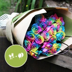 Willy Wonka Crazy Love Combo: Flowers & Balloons