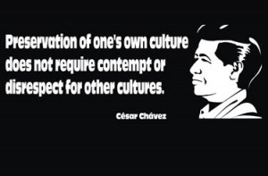 Here are quotes from Cesar Chavez from the site http://www.brainyquote ...