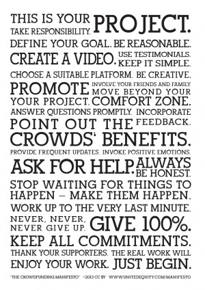 Crowdfunding Manifesto