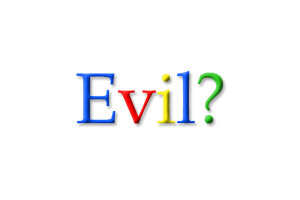 Free Name Calling & Put Downs eCard: Evil in Google colors.