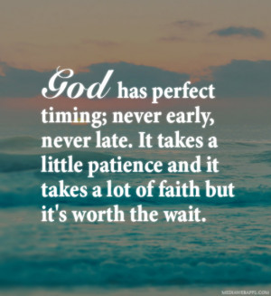 God And Patience Quotes God
