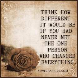 Diffrent it would be If you had never met Facebook Graphic