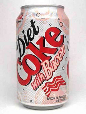 ... fake Diet Coke with Bacon can has caught bacon lovers' attention