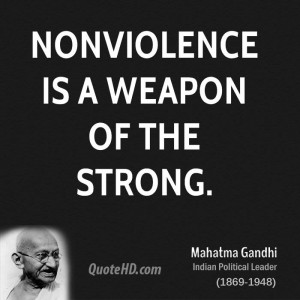 Ahimsa Gandhi Gandhi's drama of non-violence
