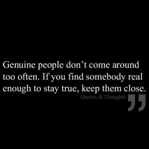quote, real person, genuine people