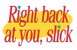 ... to George's declaration of love for him: 