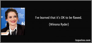 More Winona Ryder Quotes