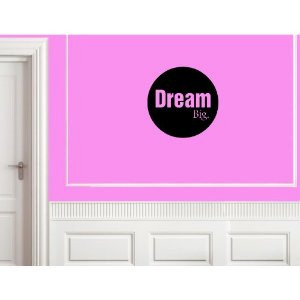 DREAM BIG Vinyl wall lettering stickers quotes and sayings home art ...