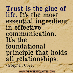 relationship quotes, trust quotes, stephen Covey Quotes
