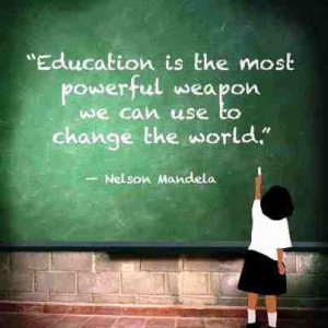 30. Nelson Mandela – Education