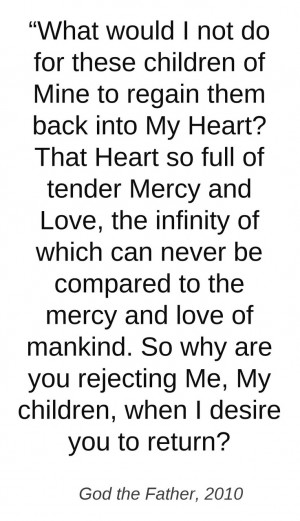 Quote from the Devotion to the Divine Heart of God the Father, 3rd ed ...