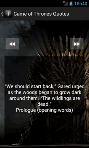 Game of Thrones Inspirational Quotes