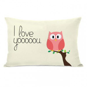 Love You Owl Throw Pillow Today: $41.99 5.0 (1 reviews) Add to Cart