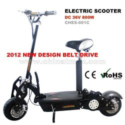 2012 New design electric scooter 800W Belt drive