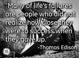 Success lives just past struggle.