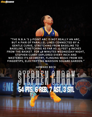 masterful performance by Stephen Curry, brilliantly described by ...