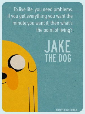 Jake the dog is so smart :)