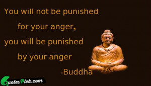 You Will Not Be Punished by buddha Picture Quotes