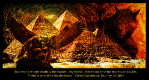 In a world where death is the hunter , my friend , there’s no time ...
