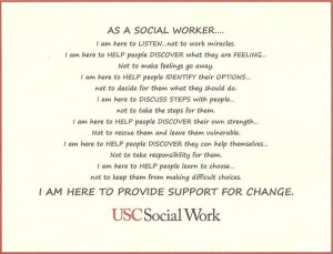 USC School of Social Work...was accepted to their program, but SLU was ...