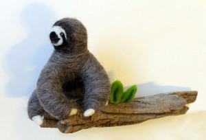 New Felted Sloth