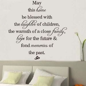 Home-Laughter-Family-Hope-Memories-Inspirational-Quote-Wall-Sticker ...