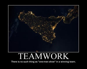 ... , There Is No Such Thing As ‘One-Man-Show’ In A Winning Team