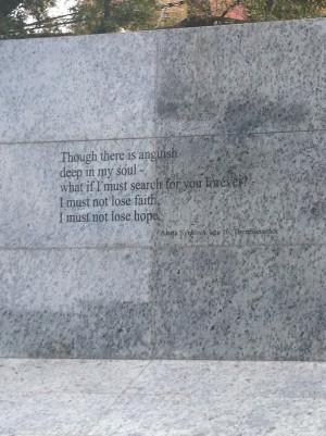 Quote from Holocaust Museum in Houston