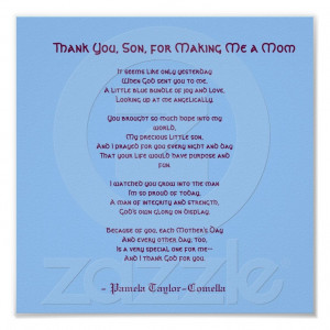 thank you to my sons