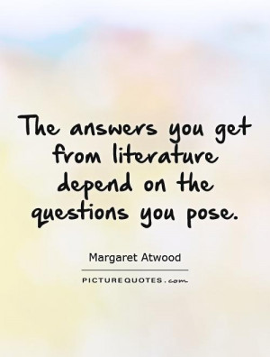 Literature Quotes Margaret Atwood Quotes