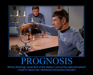 Prognosis --- McCoy (thinking): Great Bird of the Galaxy! Look at the ...