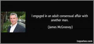 engaged in an adult consensual affair with another man. - James ...
