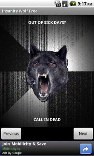 Insanity Wolf Quotes