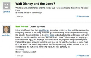 This Jewish girl is disappointed to learn that Walt, in fact, hated ...