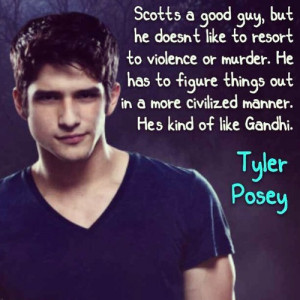 Tyler Posey on his Teen Wolf character