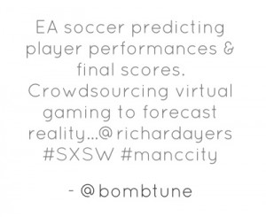 EA soccer predicting player performances & final scores. Crowdsourcing ...