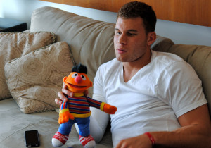 In between games, Blake Griffin did something that famous people do ...