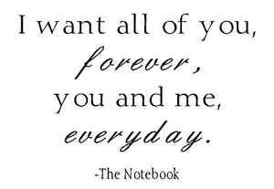want-all-of-you-forever-The-Notebook-quote-wall-vinyl-art-quote ...
