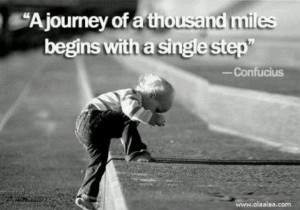 journey of a thousand miles...