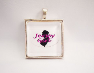 New Jersey Girl State White Funny Quote Glass by TheDesignsByKat, $8 ...